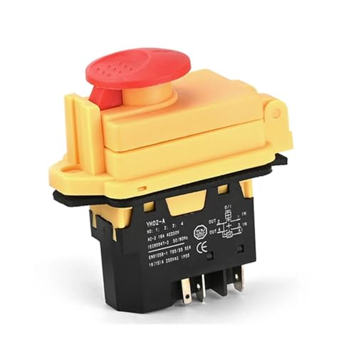 YH02-A Electromagnetic Switch 250V 16A 5PIN Start Push Button for Machine Tool Equipment Waterproof YH02-A Electromagnetic Switch 250V 16A 5PIN Start Push Button for Machine Tool Equipment Waterproof von HWXMUGLXL