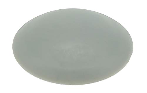 10 Stück Türpuffer 40 mm versch. Farben für Wand oder Boden selbstkleben oder zum Schrauben (Grau) von HWZ