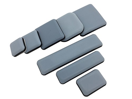 4 Stück Teflongleiter selbstklebend verschiende Größen auswählbar (70x19 mm) PTFE Gleiter Möbelgleiter von HWZ