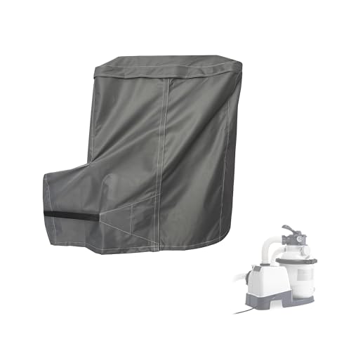HWmatyCover Sandfilterpumpenabdeckung, wasserdicht, Anti-Above-Boden-Poolpumpenabdeckung, geeignet für 12-16INTEX kristallklare Sandfilterpumpen, beliebtesten Marken von HWmatyCover