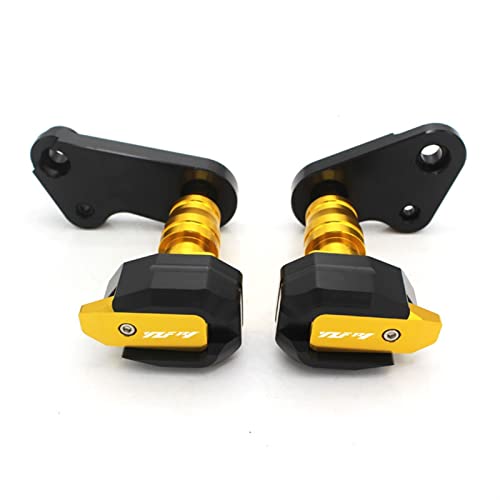 HXCH Sturzpads Motorrad Für Yamaha R1 2009-2014 Motorradzubehör YZFR1 YZF R1 2009-2014 Verkleidungsabdeckungsschutz Moto Teile Rahmenschieber Sturzpads (Color : Gold) von HXCH