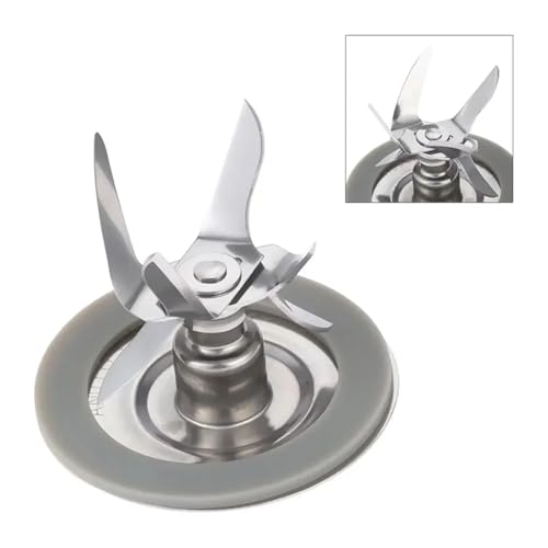 Kompatibel Mit Oster, Blender Edelstahl 6 Fusion Blade 4980 Ersatzteile Mit Gummi-O-Ring-Dichtung Kompatibel Mit Oster, Blender Edelstahl 6 Fusion Blade 4980 Ersatzteile Mit Gummi-O-Ring-Dichtung von HXCTZHO
