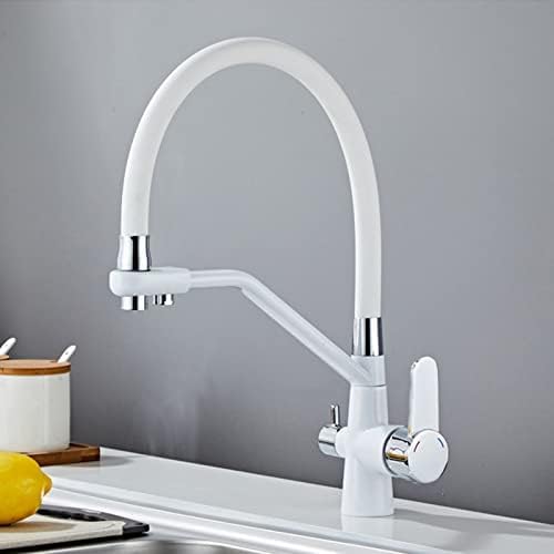 HXFFXHF Aclips Herausziehen Küchenmixer Tap 3 Way Kitchen Tap Flexible Wasserhahn Spritze Sprühgerät Trinkreiniger Wasserhahn 3 In 1 High Arc Water Filter Luftreiniger Tippen Weiß, Chrom HXFFXHF Aclips Herausziehen Küchenmixer Tap 3 Way Kitchen Tap Flexible Wasserhahn Spritze Sprühgerät Trinkreiniger Wasserhahn 3 In 1 High Arc Water Filter Luftreiniger Tippen Weiß, Chrom von HXFFXHF