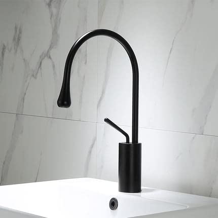 HXFFXHF Basin Rose Gold Hot Cold LaVotory Wasserhahn und Marmor Bad Fass Rinnenmischer Taps Messing von HXFFXHF