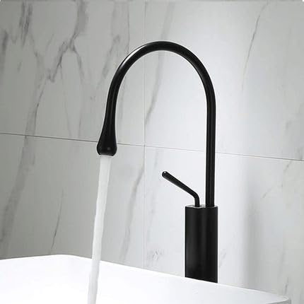 HXFFXHF Basin Rose Gold Hot Cold LaVotory Wasserhahn und Marmor Bad Fass Rinnenmischer Taps Messing von HXFFXHF