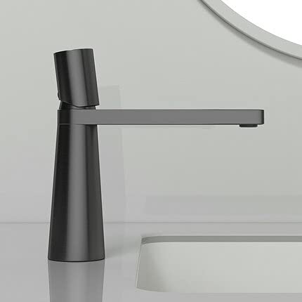 HXFFXHF Gebürstetes Kupfer Badezimmer Mixer Wasserhahn wäscht Becken Roségold heiß und kalt lavotory Wasserhahn von HXFFXHF
