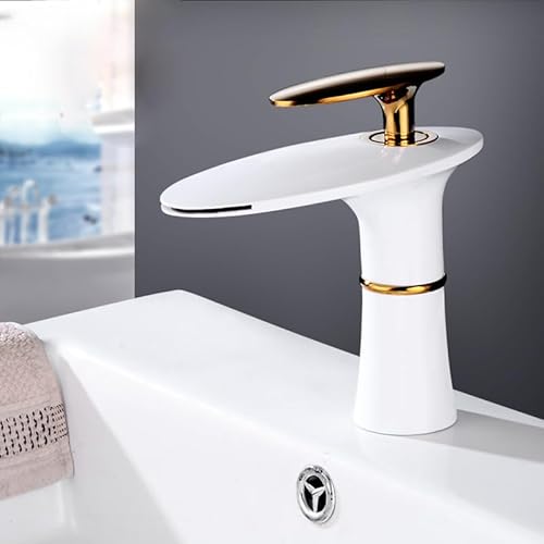 HXFFXHF Kalt- und Warmwasser Wasserfall Bad Wasserhahn von HXFFXHF