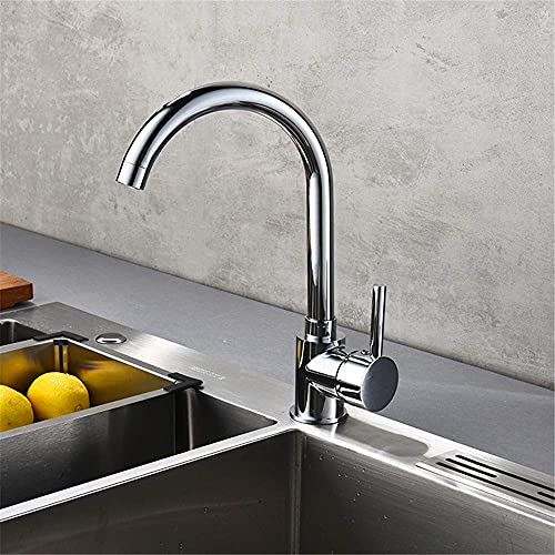 HXFFXHF Zedaro Elektroplierend Küchenarmatur All Kupfer Küchenspüle Wasserhahn Heißer und kaltes Wassermischer Elektroplieren Eingriff rotatierbares Eingelenk von HXFFXHF
