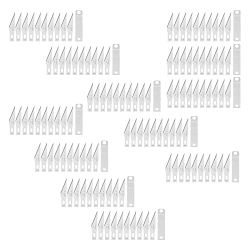 120 Stück Bastelmesser Klingen #11 Skalpell Ersatzklingen Edelstahl Hobbymesser Set für Cutter für DIY Art Work Cutting Skulptur von HXHWKEN