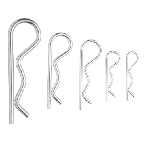 HXJDAM Splinte Federstecker 4x75mm Splint Sicherungssplint Federsplint Sicherungsstift 15 Stück von HXJDAM