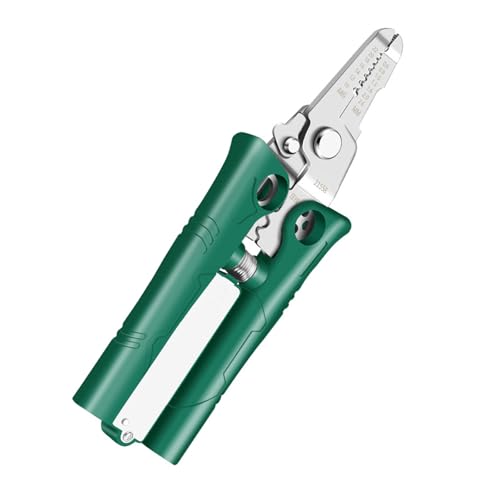 16-in-1 Faltbare Abisolierzange mit Strommesszange zum Schneiden von Kabeln, Elektriker-Schere, ergonomische Abisolierzange von HXNH