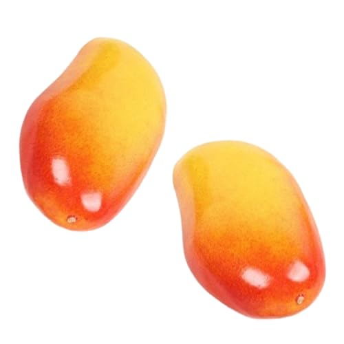 HXNH 2 Stück dekorative Simulation künstliche Früchte künstliche Mangos Ornament Restaurant Display Requisiten Party Tischdekoration künstliche Mangos von HXNH