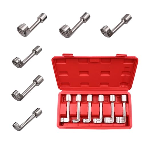 HXNH 6-teiliges L-Typ-Sechskantschlüssel-Set mit offenem Ende, inklusive mehreren Schraubengrößen, Möbelmontagewerkzeug für Reparatur, schnelles Werkzeug von HXNH