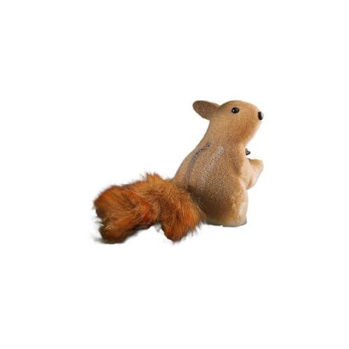 HXNH Künstliches Eichhörnchen Hängende Ornament Weihnachtsbaum Dekoration für Herbst Hochzeit Weihnachten Party Indoor und Outdoor Realistische Eichhörnchen Baum Ornament von HXNH