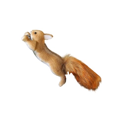HXNH Künstliches Eichhörnchen Hängende Ornament Weihnachtsbaum Dekoration für Herbst Hochzeit Weihnachten Party Indoor und Outdoor Realistische Eichhörnchen Baum Ornament von HXNH