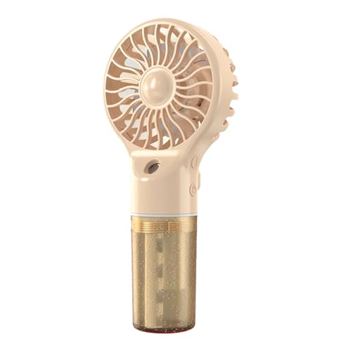 HXNH Misting Fan Handheld Fan Handheld Misting Rechargeable 4 Speed Adjustment Small Mister Cooling Water Spray Water von HXNH