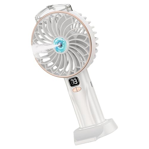 HXNH Multifunktionaler Handventilator, effizienter Kühlventilator, 2400 mAh, leistungsstarke ABS-Textur, für Reisen, Büro und Außenbereich, kleiner Schreibtisch HXNH Multifunktionaler Handventilator, effizienter Kühlventilator, 2400 mAh, leistungsstarke ABS-Textur, für Reisen, Büro und Außenbereich, kleiner Schreibtisch von HXNH