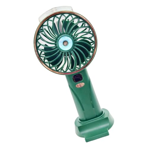 HXNH Multifunktionaler Handventilator, effizienter Kühlventilator, 2400 mAh, leistungsstarke ABS-Textur, für Reisen, Büro und Außenbereich, kleiner Schreibtisch von HXNH