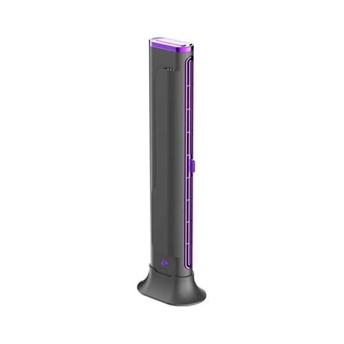 HXNH Tragbarer, wiederaufladbarer kleiner Schreibtischventilator mit 3 Geschwindigkeitsstufen, tragbarer Nachttischventilator, klein für leise Kühlung, leiser Schreibtisch für Schlafzimmer von HXNH