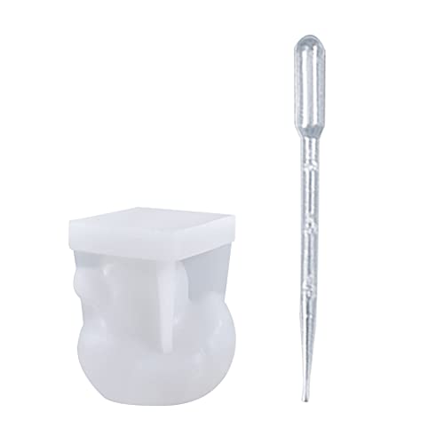 Handgefertigte Harzform dreidimensionale kleine gelbe Ente Silikonform Ente Gips Kerzenform zum Basteln von HXNH