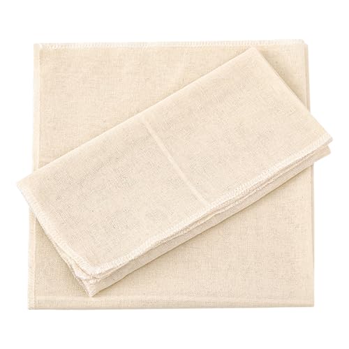Hochtemperaturbeständiges Küchentuch, doppelte Verriegelungskanten, Baumwoll-Filtertuch zum Dämpfen von Lebensmitteln, Dämpfen und Kochen, Küchentextil von HXNH