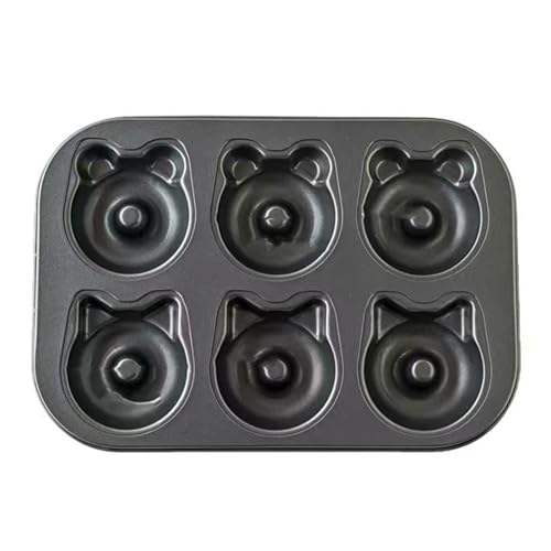 Hochwertige Kuchenform mit 6 Mulden, antihaftbeschichtet, Karbonstahl, Backform mit verschiedenen Formen zum Backen, Kinderpartyzubehör mit verschiedenen Formen Hochwertige Kuchenform mit 6 Mulden, antihaftbeschichtet, Karbonstahl, Backform mit verschiedenen Formen zum Backen, Kinderpartyzubehör mit verschiedenen Formen von HXNH