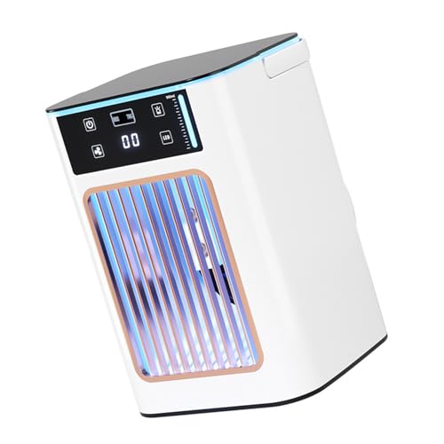 Tragbares Desktop-Luftkühlgerät Klimaanlage mit 3 Geschwindigkeitseinstellungen und 7 LED-Leuchten für verschiedene Räume Tragbare Konditionierung von HXNH