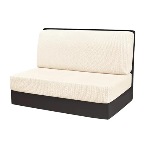 HXPKKX KANGYEBAIHUODIAN 2 Teile/Satz Stretch RV Dinette Kissen Abdeckungen Jacquard Couch Abdeckung Booth Sitzbezüge RV Camper Fit for Auto Bank Rückenlehne Abdeckung Dekor(A1 Sofa Cover) von HXPKKX