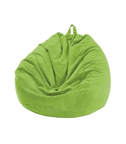 HXPKKX KANGYEBAIHUODIAN Cord Lazy Sofabezug Solide Passform for Sitzsackstuhl Wassertropfenform Lazy Sofabezug Wohnzimmer Nordisches Möbelzubehör Hot(E,70x80cm) von HXPKKX
