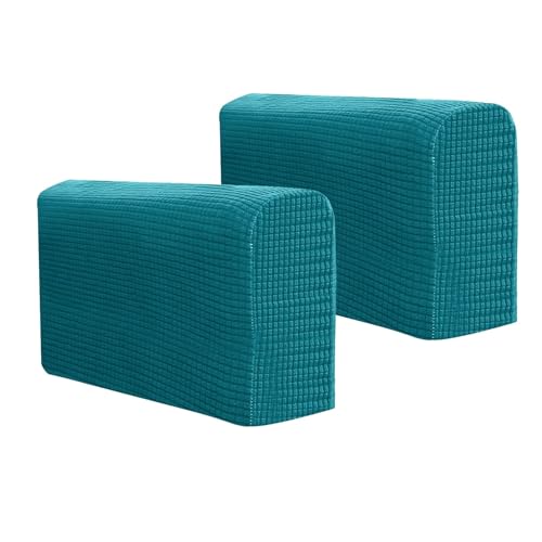 HXPKKX KANGYEBAIHUODIAN Fit for Bezüge Armlehne Sofa Stuhl Sessel Creme Couch Stretch Handtuch Rest Protektoren Stühle Schonbezug Möbel(Blue) von HXPKKX