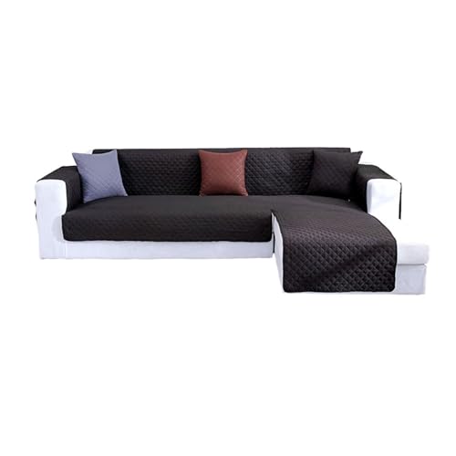 HXPKKX KANGYEBAIHUODIAN Fit for Bezug Couchbezug Bezug, Chaise Kissen Maschine Haustiere Stück Schonbezug Schonbezüge Waschbar Langlebig Neu Praktisch(Black,137x190CM) von HXPKKX