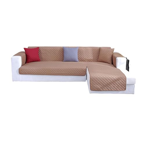 HXPKKX KANGYEBAIHUODIAN Fit for Bezug Couchbezug Bezug, Chaise Kissen Maschine Haustiere Stück Schonbezug Schonbezüge Waschbar Langlebig Neu Praktisch(Brown,137x190CM) von HXPKKX