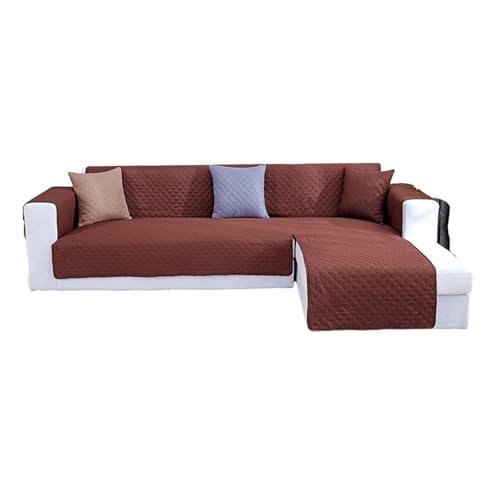 HXPKKX KANGYEBAIHUODIAN Fit for Bezug Couchbezug Bezug, Chaise Kissen Maschine Haustiere Stück Schonbezug Schonbezüge Waschbar Langlebig Neu Praktisch(Coffee,137x190CM) von HXPKKX