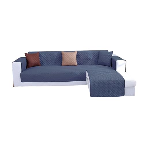 HXPKKX KANGYEBAIHUODIAN Fit for Bezug Couchbezug Bezug, Chaise Kissen Maschine Haustiere Stück Schonbezug Schonbezüge Waschbar Langlebig Neu Praktisch(Dark Blue,53x190CM) von HXPKKX