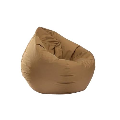 HXPKKX KANGYEBAIHUODIAN Fit for Große Sitzsack Gamer Sitzsack Erwachsene Outdoor Gaming Garten Große Arm Stuhl Fillable Sofa Sitz(Khaki) von HXPKKX
