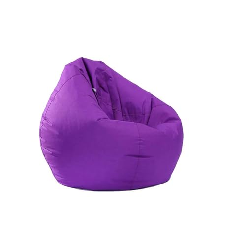 HXPKKX KANGYEBAIHUODIAN Fit for Große Sitzsack Gamer Sitzsack Erwachsene Outdoor Gaming Garten Große Arm Stuhl Fillable Sofa Sitz(Purple) von HXPKKX