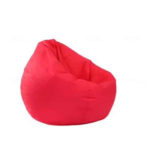 HXPKKX KANGYEBAIHUODIAN Fit for Große Sitzsack Gamer Sitzsack Erwachsene Outdoor Gaming Garten Große Arm Stuhl Fillable Sofa Sitz(Red) von HXPKKX