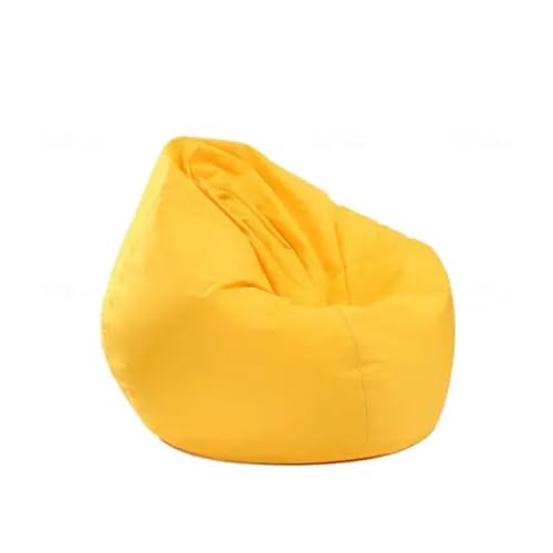 HXPKKX KANGYEBAIHUODIAN Fit for Große Sitzsack Gamer Sitzsack Erwachsene Outdoor Gaming Garten Große Arm Stuhl Fillable Sofa Sitz(Yellow) von HXPKKX