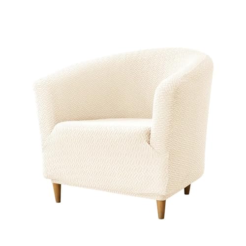 HXPKKX KANGYEBAIHUODIAN Jacquard-Club-Sesselbezug, elastische Badewannenstuhlbezüge, Stretch-Sofabezüge for einzelne Clubsofas, passend for Wohnzimmer, Bartheke, Zuhause(A1 Club Chair Cover) von HXPKKX