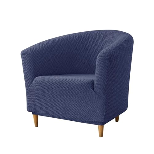 HXPKKX KANGYEBAIHUODIAN Jacquard-Club-Sesselbezug, elastische Badewannenstuhlbezüge, Stretch-Sofabezüge for einzelne Clubsofas, passend for Wohnzimmer, Bartheke, Zuhause(A10 Club Chair Cover) von HXPKKX