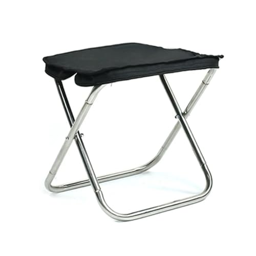 HXPKKX KANGYEBAIHUODIAN Klappbarer Campinghocker, tragbarer Campingstuhl for den Außenbereich, geeignet for Angeln, Grillen, Wandern, Gartenarbeit und Strandreisen, mit Tragetasche(A) von HXPKKX