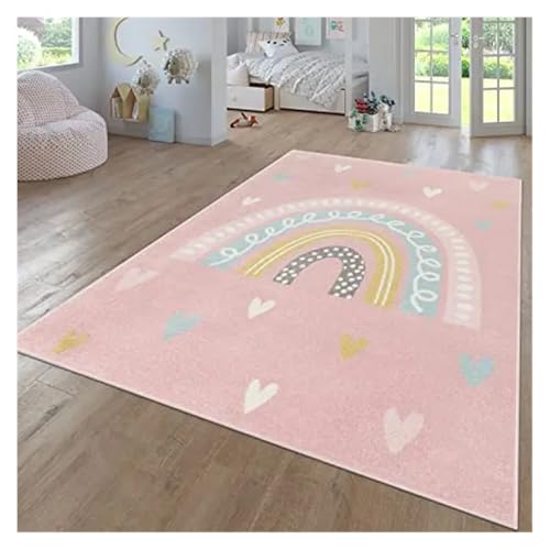 HXPKKX KANGYEBAIHUODIAN Krabbelteppich Großflächige Spielteppiche Passend for Wohnzimmer 160x200cm Schlafzimmer Mädchen Dekoration Garderobe Bodenmatte(Flannel D,Custom Contact me) von HXPKKX