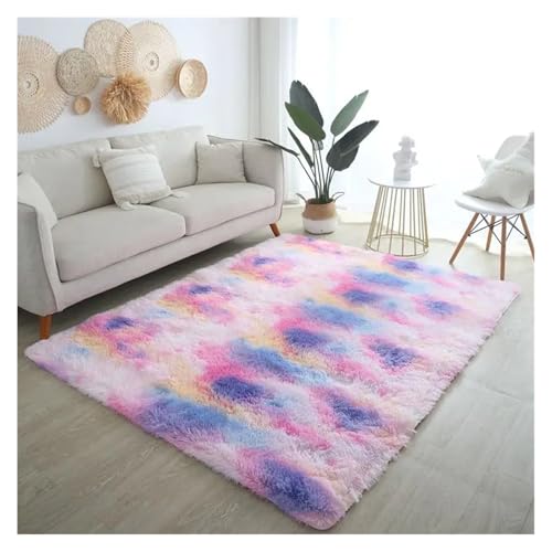 HXPKKX KANGYEBAIHUODIAN Passend for Batik-Wohnzimmer, Schlafzimmer, Türteppich, Bodenmatte, Eingangstürmatte, Badezimmer, Küche, saugfähige Bodenmatte(Multi,90CMx160CM) von HXPKKX