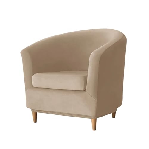 HXPKKX KANGYEBAIHUODIAN Samt-Club-Sofabezug, Stretch, for einzelne Badewannenstühle, elastische Spandex-Sesselbezüge, passend for die Bartheke im Wohnzimmer(A21) von HXPKKX