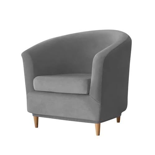 HXPKKX KANGYEBAIHUODIAN Samt-Club-Sofabezug, Stretch, for einzelne Badewannenstühle, elastische Spandex-Sesselbezüge, passend for die Bartheke im Wohnzimmer(A6) von HXPKKX