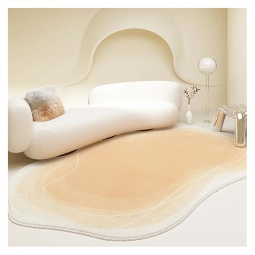 HXPKKX KANGYEBAIHUODIAN Teppiche im nordischen Stil, passend for Wohnzimmer, unregelmäßiger Plüsch-Lounge-Teppich, flauschig, weich, for Kinder, Zuhause, einfarbig, rutschfeste Bodenmatte(D,80x120cm) HXPKKX KANGYEBAIHUODIAN Teppiche im nordischen Stil, passend for Wohnzimmer, unregelmäßiger Plüsch-Lounge-Teppich, flauschig, weich, for Kinder, Zuhause, einfarbig, rutschfeste Bodenmatte(D,80x120cm) von HXPKKX