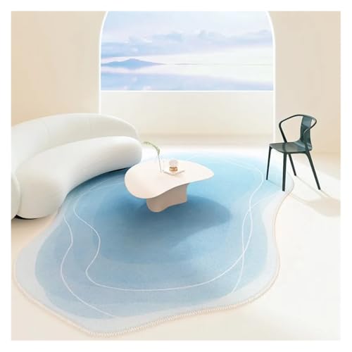 HXPKKX KANGYEBAIHUODIAN Teppiche im nordischen Stil, passend for Wohnzimmer, unregelmäßiger Plüsch-Lounge-Teppich, flauschig, weich, for Kinder, Zuhause, einfarbig, rutschfeste Bodenmatte(A,80x120cm) HXPKKX KANGYEBAIHUODIAN Teppiche im nordischen Stil, passend for Wohnzimmer, unregelmäßiger Plüsch-Lounge-Teppich, flauschig, weich, for Kinder, Zuhause, einfarbig, rutschfeste Bodenmatte(A,80x120cm) von HXPKKX