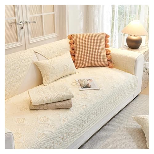 HXPKKX KANGYEBAIHUODIAN Verdicken Sie Baumwollsofabezüge Haustiere Kindermatte Sofas Handtuch Anti-Rutsch-Couchschutz Schonbezug Abnehmbare Sofadecke Passend for Wohnzimmer(A1,1pc 45x45 Pillowcase) von HXPKKX