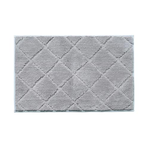 KANGYEBAIHUODIAN 80 x 50 cm Badezimmer-Wasseraufnahmeteppich, große rutschfeste Polyester-Teppichmatten, passend for die Tür von Zuhause und Hotel, weicher Teppich, Faltbare Matten(A,65CMX45CM) von HXPKKX