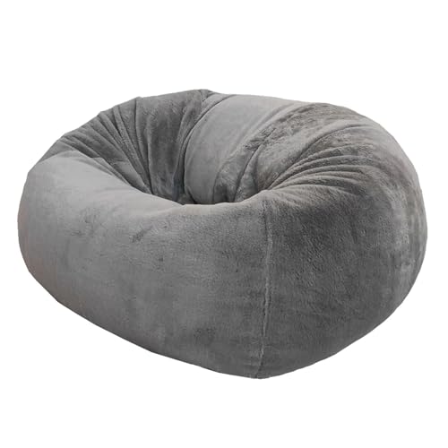 KANGYEBAIHUODIAN Großer, flauschiger Sofabezug aus Samt, kein gefüllter Sitzsack, Stuhl, Couch, Sitzsack, Pouf, Ottomane, passend for Erwachsene und Kinder, Entspannungs-Lounge-Sitz, Futon Puff(90cm) KANGYEBAIHUODIAN Großer, flauschiger Sofabezug aus Samt, kein gefüllter Sitzsack, Stuhl, Couch, Sitzsack, Pouf, Ottomane, passend for Erwachsene und Kinder, Entspannungs-Lounge-Sitz, Futon Puff(90cm) von HXPKKX